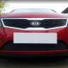Защита радиатора "Standart" Kia Ceed рестайлинг (2010-2012) чёрная купить недорого с доставкой в Курган