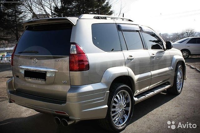 Накладки на задний бампер "Sarona Jaos" Lexus GX 470 купить недорого с доставкой в Курган