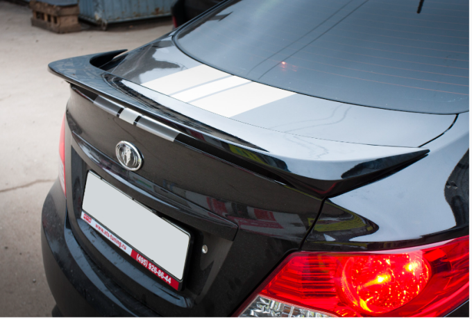 Спойлер высокий для Hyundai Solaris (2010-2016) купить недорого с доставкой в Курган