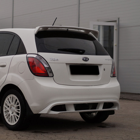 Накладка - диффузор заднего бампера KIA Rio JB (2006-2011) купить недорого с доставкой в Курган