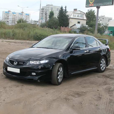 Накладки на пороги "Mugen" для Honda Accord (2004-2008) купить недорого с доставкой в Курган
