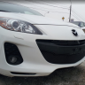 Защита радиатора "Standart" Mazda 3 (2011-2013) чёрная купить недорого с доставкой в Курган