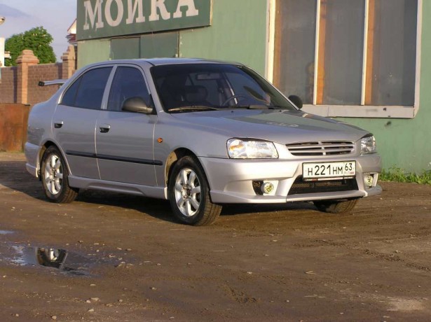 Аэродинамический обвес тюнинг Hyundai Accent Demo - sport DM купить недорого с доставкой в Курган