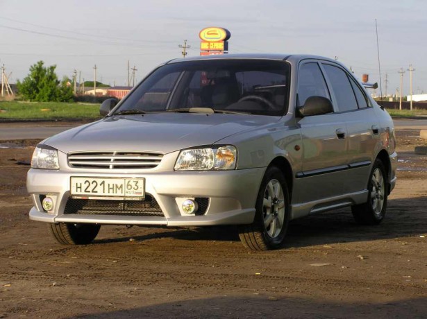 Аэродинамический обвес тюнинг Hyundai Accent Demo - sport DM купить недорого с доставкой в Курган