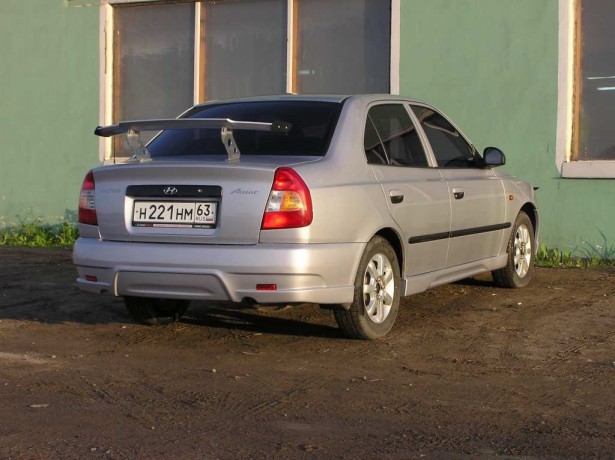 Аэродинамический обвес тюнинг Hyundai Accent Demo - sport DM купить недорого с доставкой в Курган