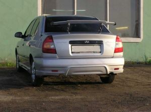 Аэродинамический обвес тюнинг Hyundai Accent Demo - sport DM купить недорого с доставкой в Курган