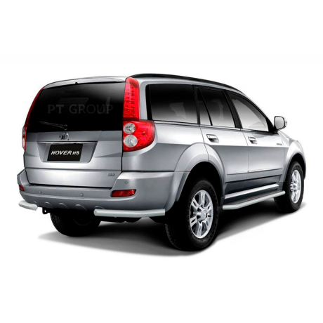 Защита заднего бампера угловая d63мм ИСКРА (ППК) GREAT WALL Hover H5 (2011-н.в.) купить недорого с доставкой в Курган