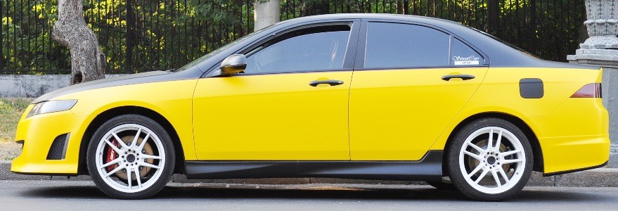Накладки на пороги "Mugen" Honda Accord VII рестайлинг (2006-2007 г.в.) купить недорого с доставкой в Курган