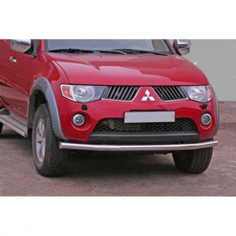 Защита переднего бампера «Труба» (d63,5) для Mitsubishi L200 (2006-2014) 63,5мм(Окрашенное) купить недорого с доставкой в Курган