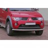 Защита переднего бампера «Труба» (d63,5) для Mitsubishi L200 (2006-2014) 63,5мм(Окрашенное) купить недорого с доставкой в Курган