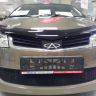 Защита радиатора "Standart" Chery Bonus, Very (2011-2016) чёрная купить недорого с доставкой в Курган