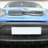 Защита радиатора "Standart" Kia Soul (2017-2019) чёрная купить недорого с доставкой в Курган