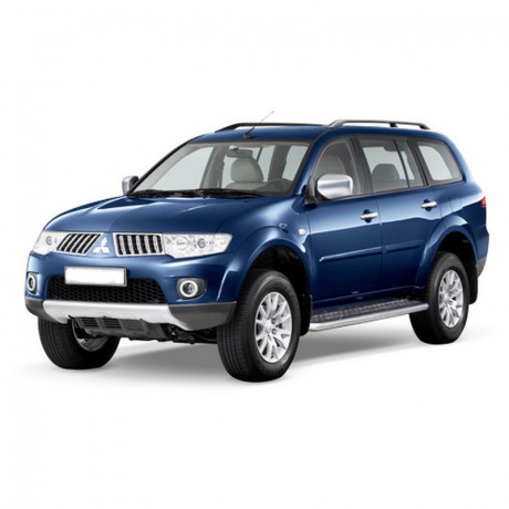 Защита порогов с алюминиевым листом (d63,5) для Mitsubishi Pajero Sport (2013-2015)(Окрашенное) купить недорого с доставкой в Курган