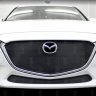 Защита радиатора "Standart" Mazda 3 рестайлинг (2016-2019) верх, чёрная купить недорого с доставкой в Курган
